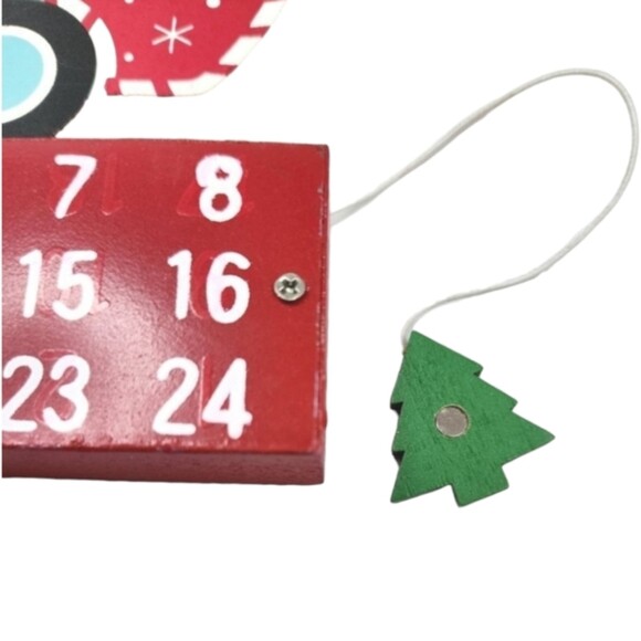 Christmas Camper Themed Days til Christmas Magnetic Calendar 6.25"X6.75"X1" - Picture 4 of 7